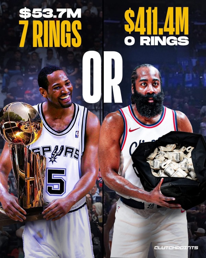 Horry:我愿意为Money Harden赚取4枚戒指 但我仍然喜欢赢得冠军的事实 Horry:我愿意为Money Harden赚取4枚戒指 但我仍然喜欢赢得冠军的事实